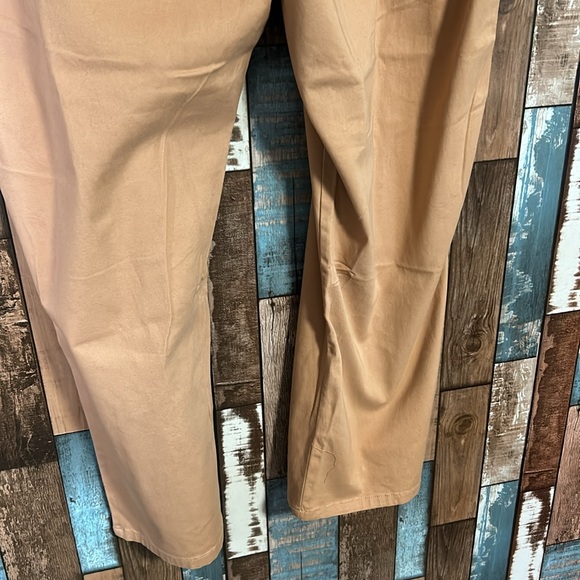 American Sweetheart 24W brown cotton elastic waist pants - Picture 14 of 15